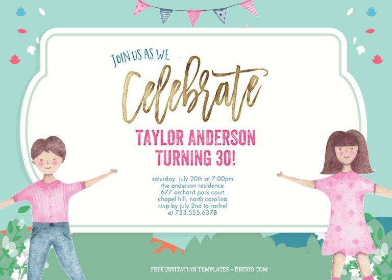 7+ Celebrating 30th Birthday Party Invitation Templates Title
