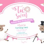 7+ Goody Sheep’s And Rainbow Birthday Invitation Templates