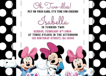 7+ Minnie Mouse Birthday Invitation Templates For Girls Birthday Of All Ages