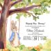 7+ Watercolor Peter The Rabbit Birthday Invitation Templates