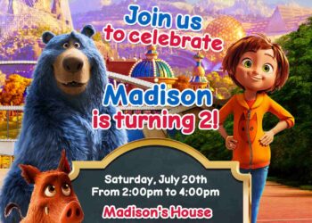 7+ Wonder Park Theme Birthday Invitation Templates