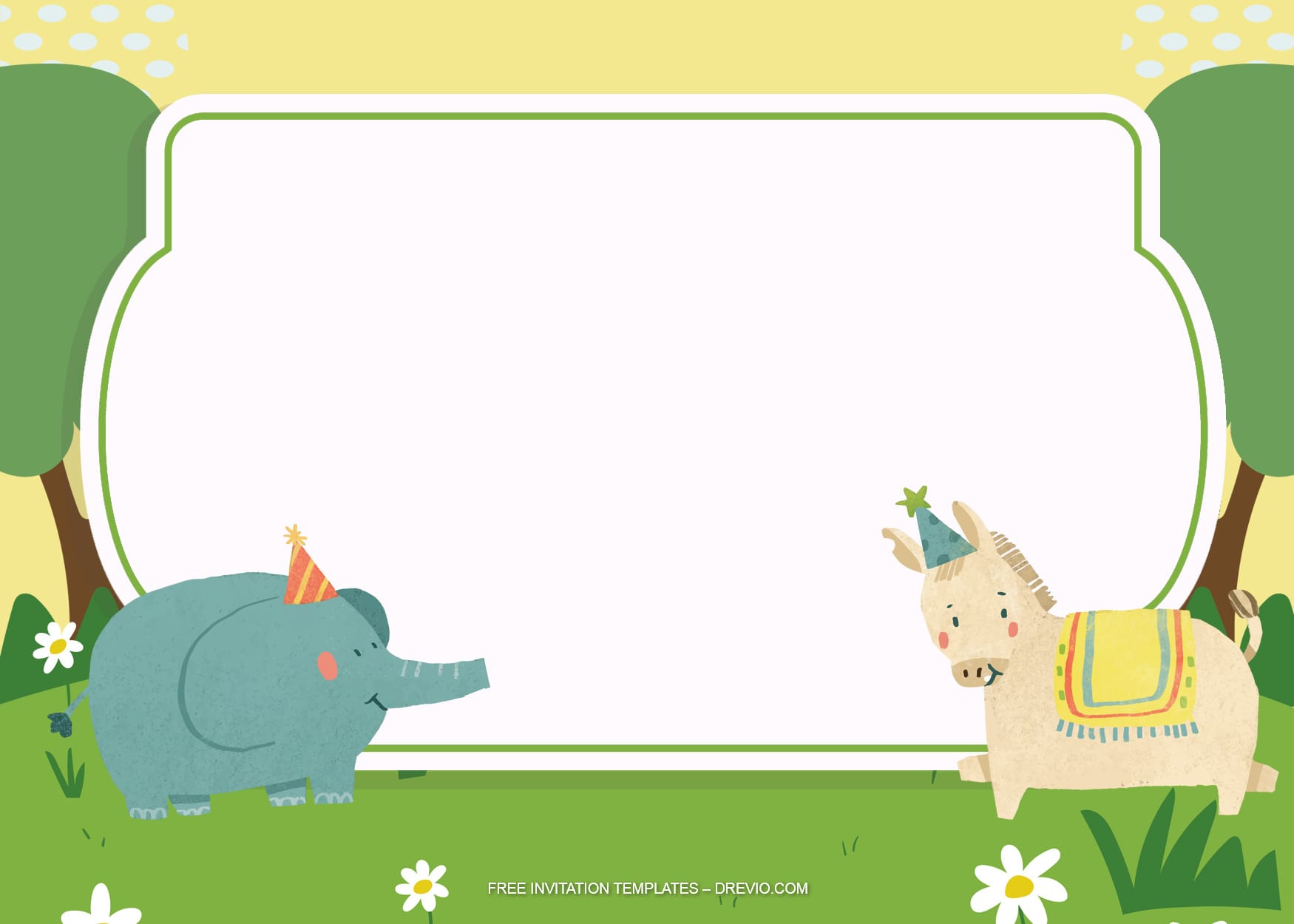 7+ Celebrating Animals Party Birthday Invitation Templates Type Two