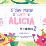 8+ Happy Good Day Monster Party Birthday Invitation Templates