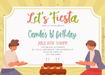 8+ Suprise Party Birthday Invitation Templates Title Two Man