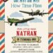 9+ Airplane Birthday Invitation Templates For Boys Birthday