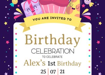 8+ Sweet Treats Birthday Invitation Templates