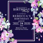 10+ Fancy Dogwood Flowers Birthday Invitation Templates