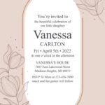 10+ Modern Botanical Birthday Invitation Templates