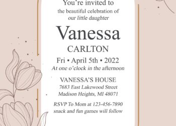 10+ Modern Botanical Birthday Invitation Templates