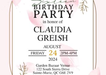 11+ Muted Greenery Birthday Invitation Templates