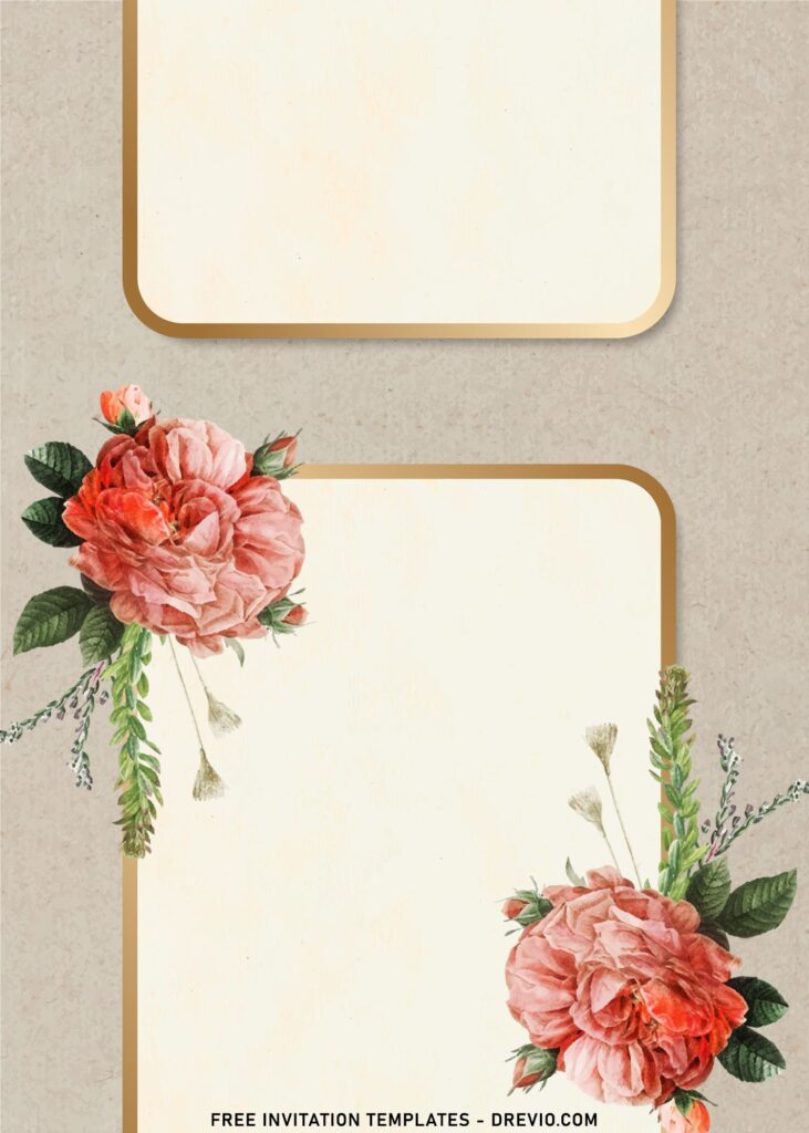7 Aesthatic Spring Blooms Birthday Invitation Templates
