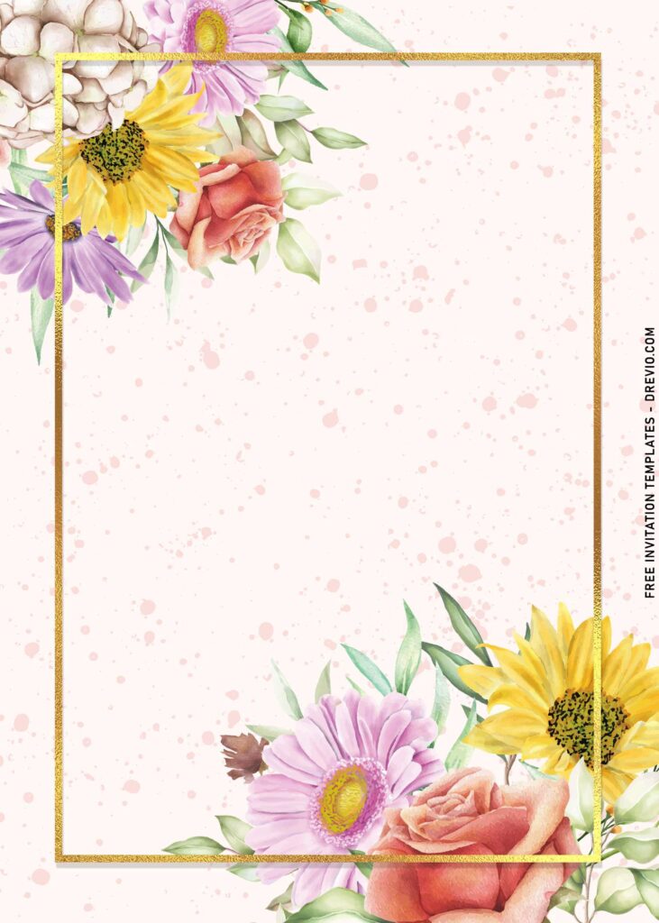 7+ Decorative Garden Floral Invitation Templates with beautiful garden roses