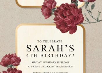 7+ Shabby Chic Floral Wedding Invitation Templates