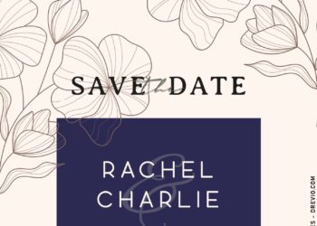 8+ Elegant Floral Save The Date Invitation Templates