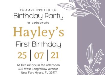 7+ Dainty Flowers Birthday Invitation Templates