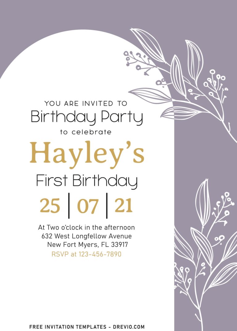 7+ Dainty Flowers Birthday Invitation Templates