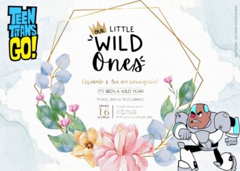 10+ Fight Crimes And Blossom Teen Titans Birthday Invitation Templates Title