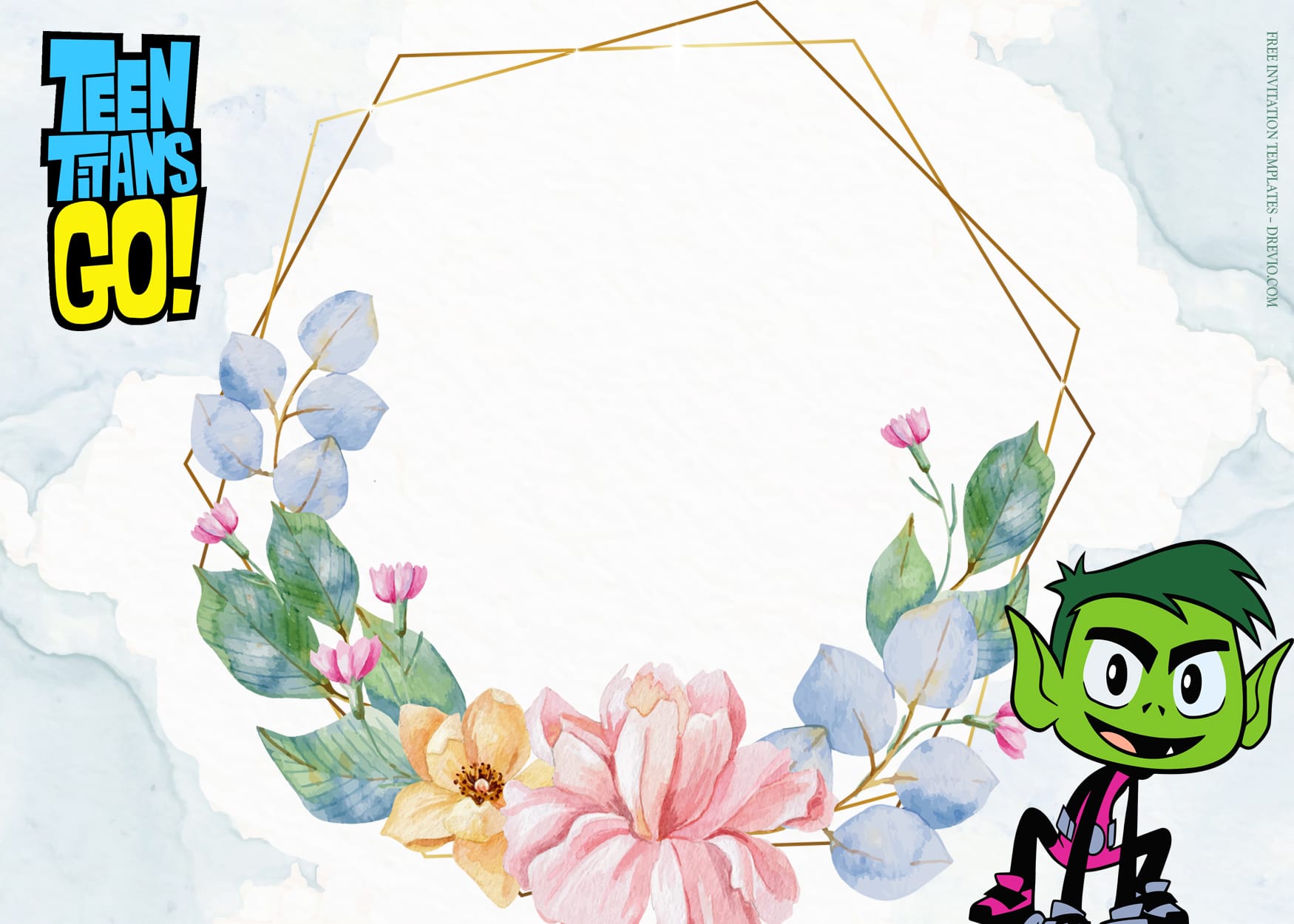 10+ Fight Crimes And Blossom Teen Titans Birthday Invitation Templates Type Two