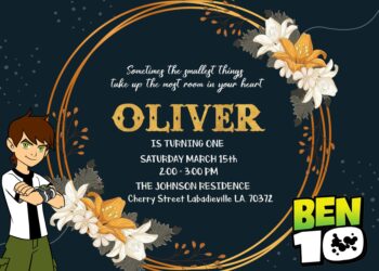 11+ Change To Hero Ben 10 Birthday Invitation Templates Title