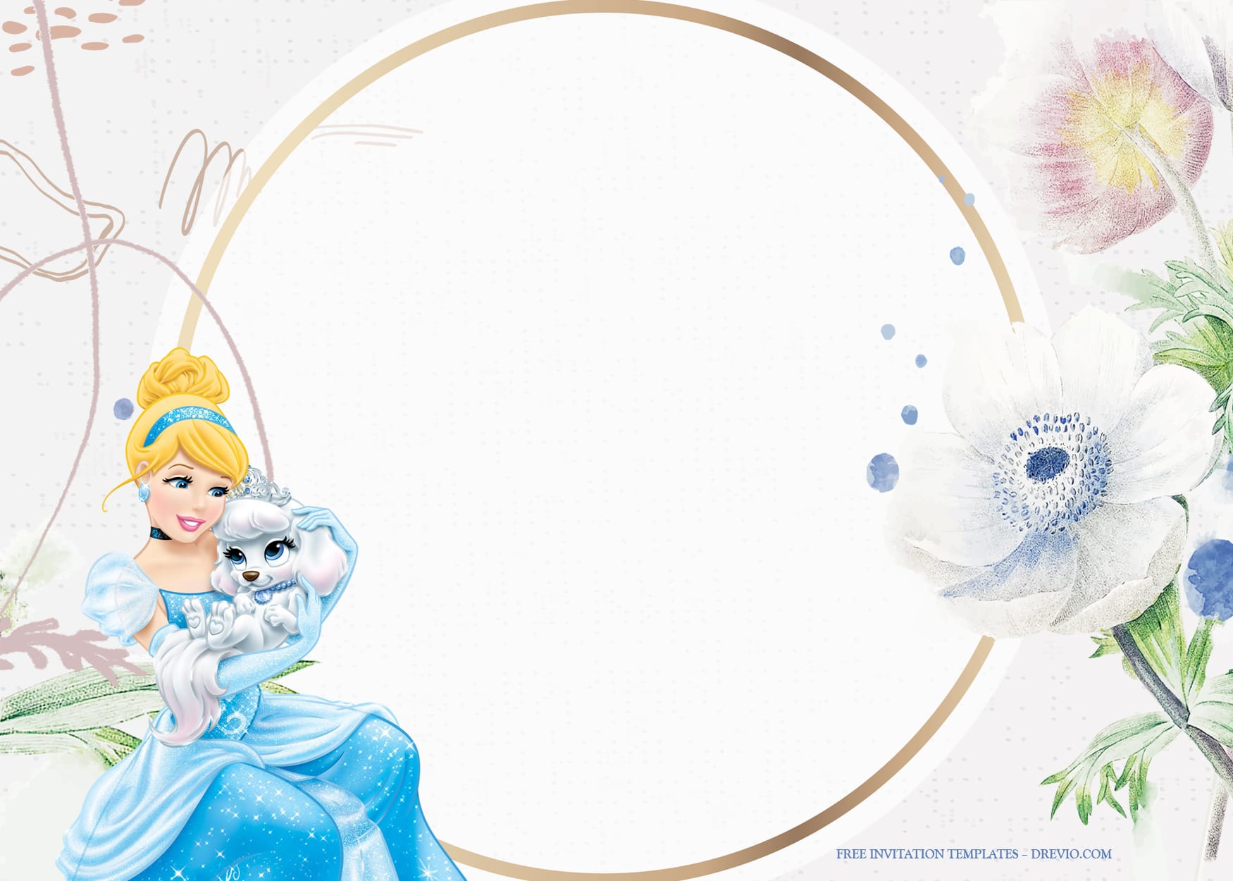 7+ Magical Dancing Of Cinderella Birthday Invitation Templates Type One