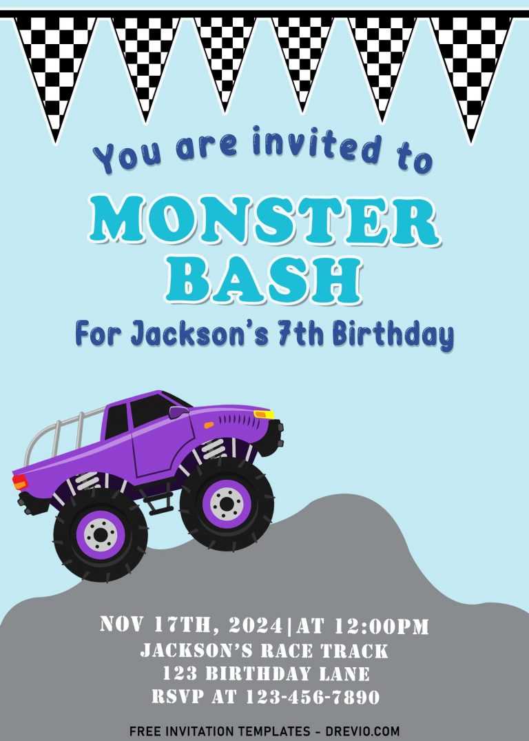 7+ Awesome Buggy Birthday Bash Invitation Templates For Your Son's Birthday