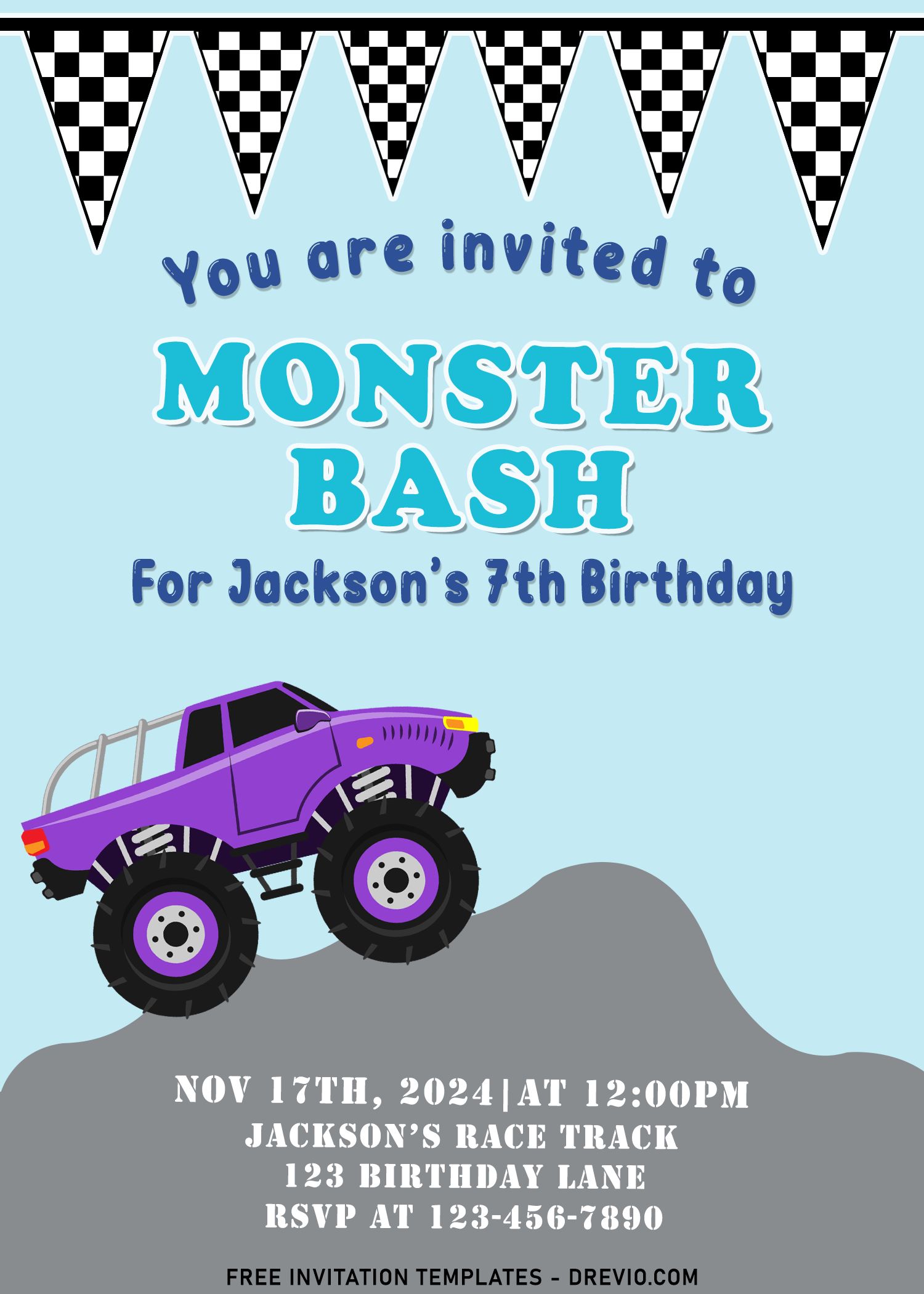 7+ Awesome Buggy Birthday Bash Invitation Templates For Your Son’s Birthday