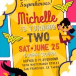 7+ Cute Pop Up Art Girl Superhero Birthday Invitation Templates