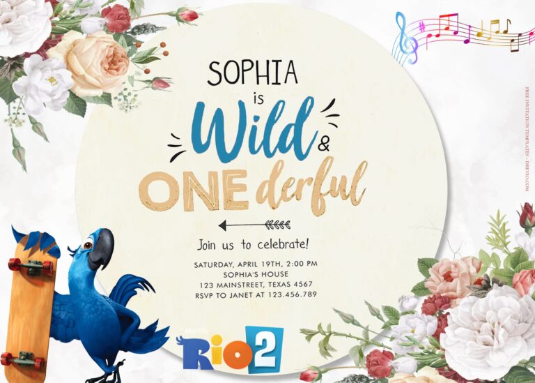 8+ Dancing Fiesta With Rio Birthday Invitation Templates Title