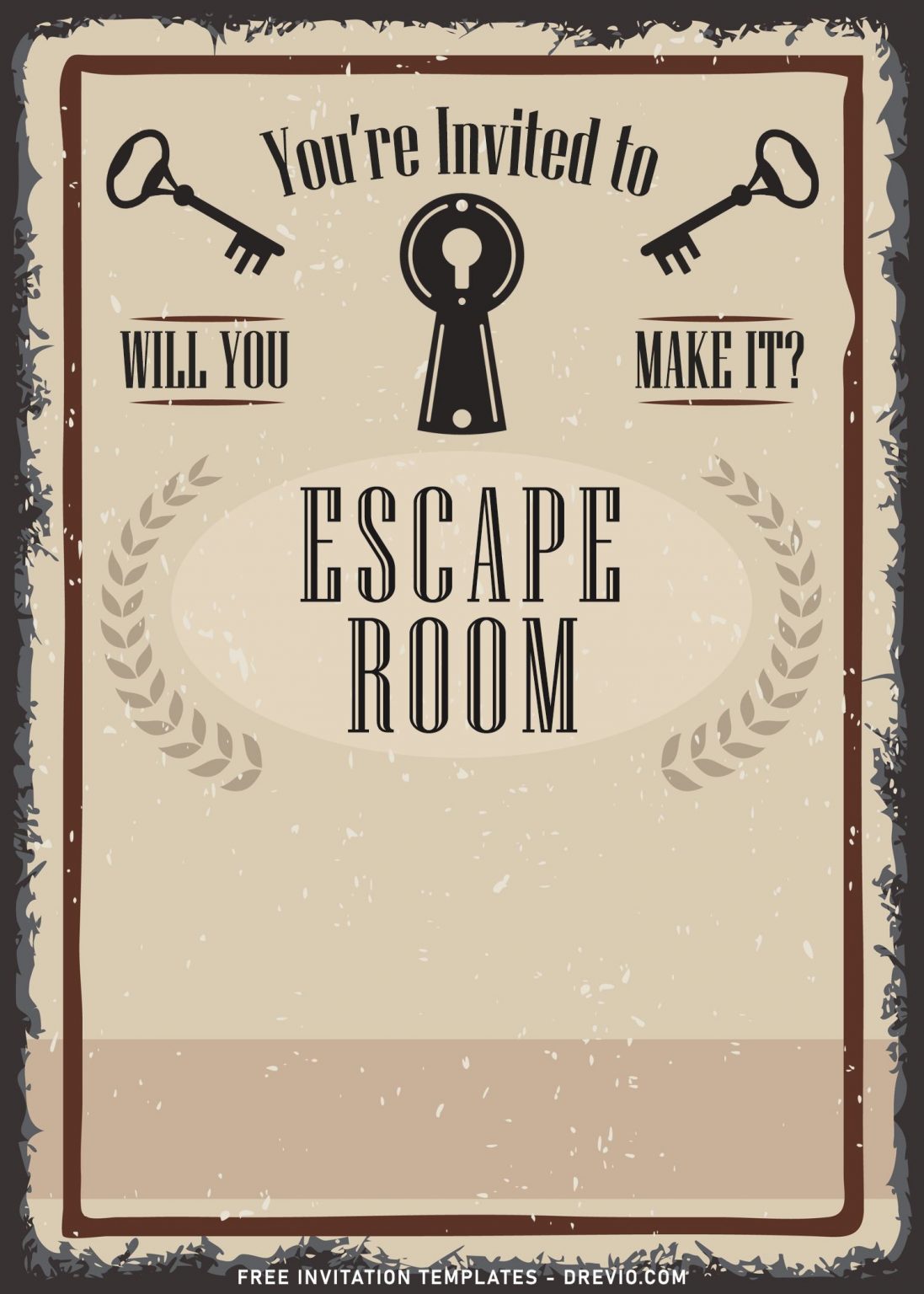 8+ Fun Riddles Escape Room Birthday Invitation Templates