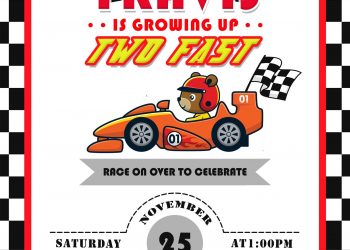 8+ Awesome Racing Formula 1 Boys Birthday Invitation Templates