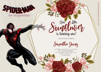 8+ Scatter All Over Spiderverse Birthday Invitation Templates Title