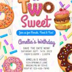 8+ Sweet Sprinkle 2nd Birthday Invitation Templates For Girls And Boys