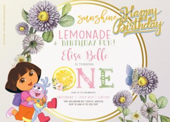 9+ Adventure With Dora The Explorer Birthday Invitation Templates Title