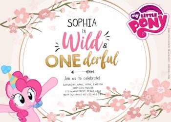 9+ Pink Romance Pinkie Pie Birthday Invitation Templates Title