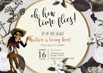 9+ Skeleton Melody With Coco And Friends Birthday Invitation Templates Title