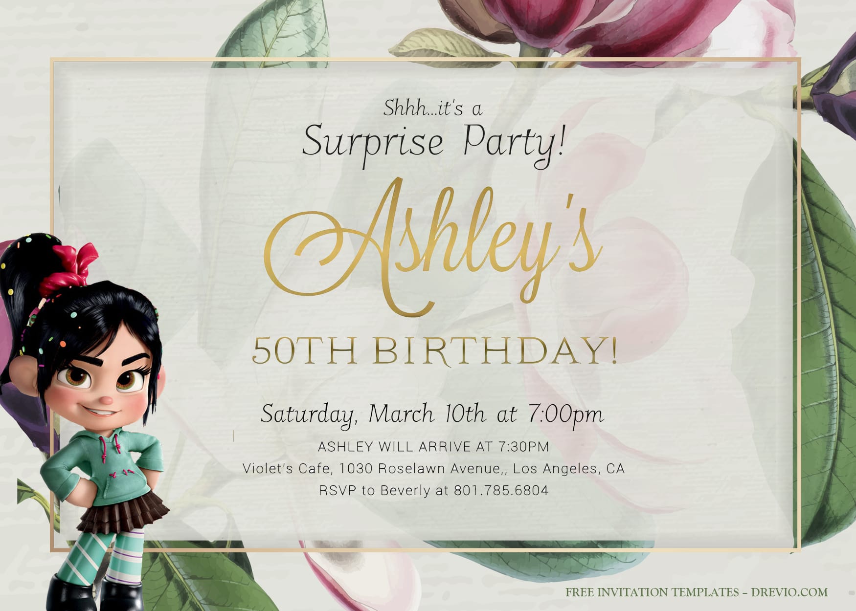 9+ Wreck It Ralph With Penelope Birthday Invitation Templates