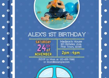 11+ Cute Transportation Drive By Kids Birthday Invitation Templates