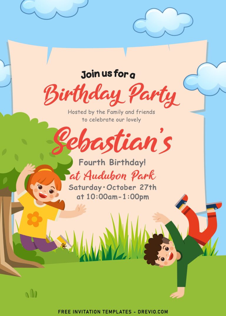 7+ Happy Kids Birthday Invitation Templates Suitable For Both Girl And Boy