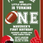 7+ Football Themed Birthday Invitation Templates For Your Little Quarterbacks
