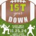 7+ First Touchdown Football Themed 1st Birthday Invitation Templates