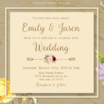 7+ Hand Painted Vintage Floral Wedding Invitation Templates