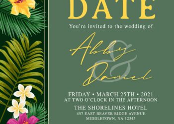 8+ Hawaiian Luau Tropical Birthday Invitation Templates