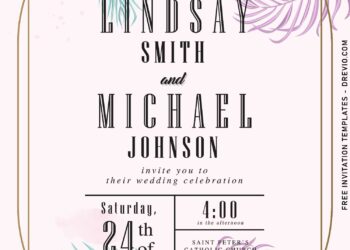 7+ Rustic Lush Greenery Wedding Invitation Templates For Modern Couples