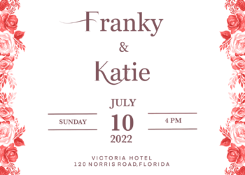11+ Millennial Watercolor Rose Wedding Invitation Templates