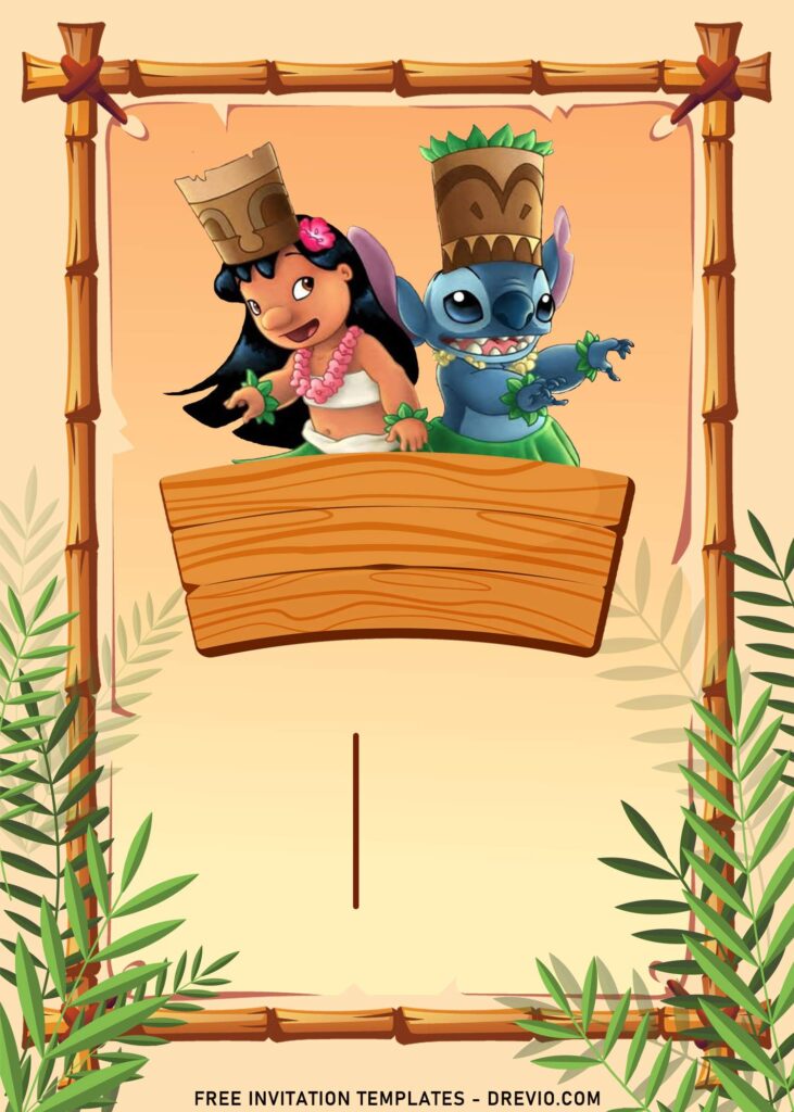 10 Lilo Stitch Birthday Invitation Templates For All Ages