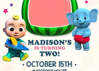 7+ Rainbow Cocomelon JJ and Friends Birthday Invitation Templates