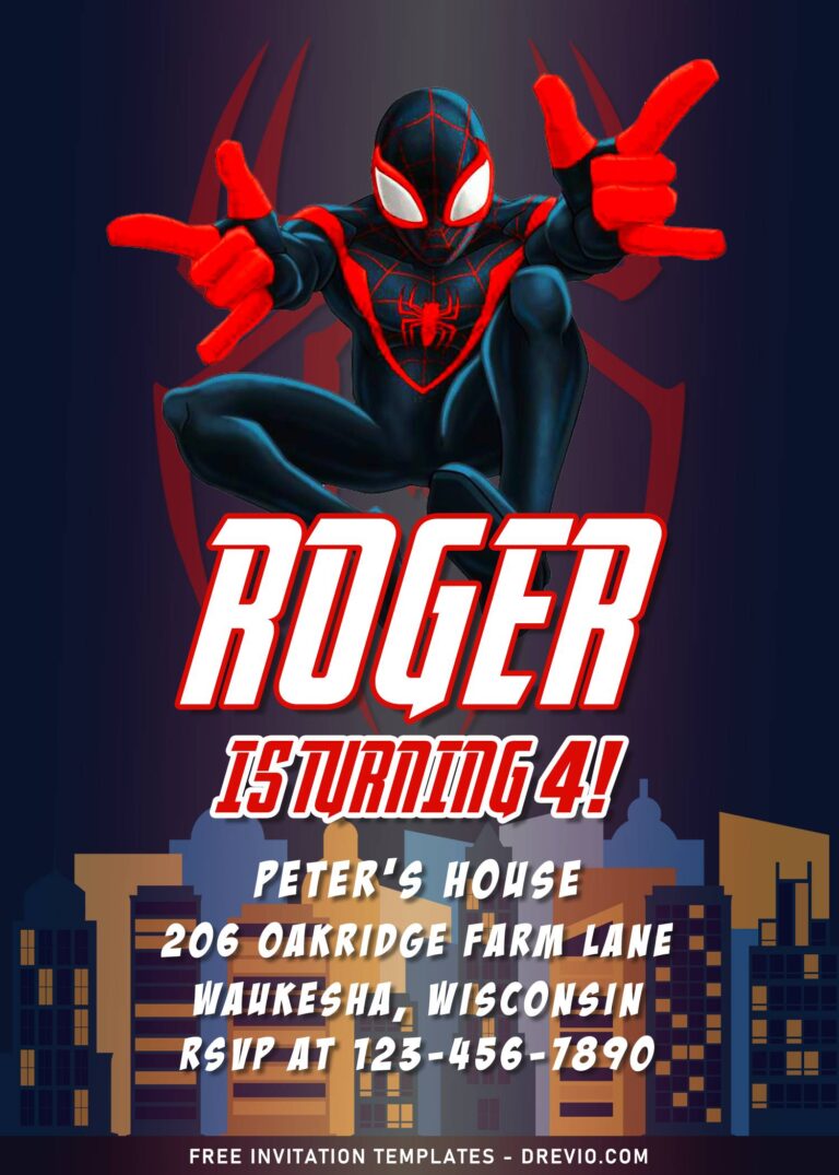 7+ Spider-Man No Way Home Birthday Invitation Templates