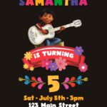 8+ Mexican Feast Coco Birthday Invitation Templates