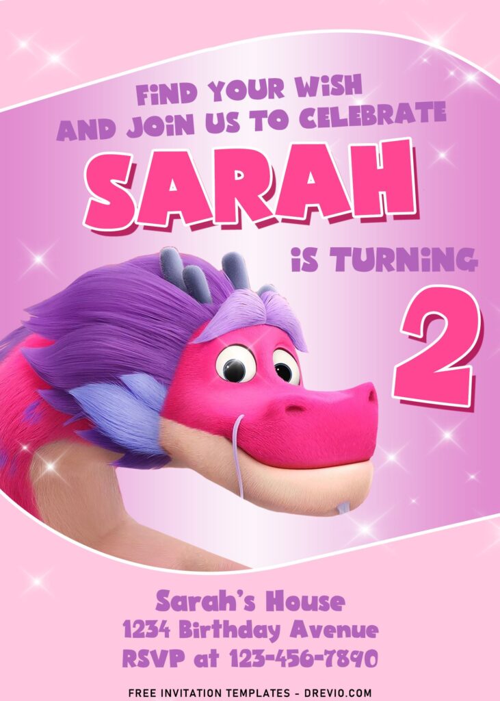 8+ Stylish Wish Dragon Birthday Invitation Templates