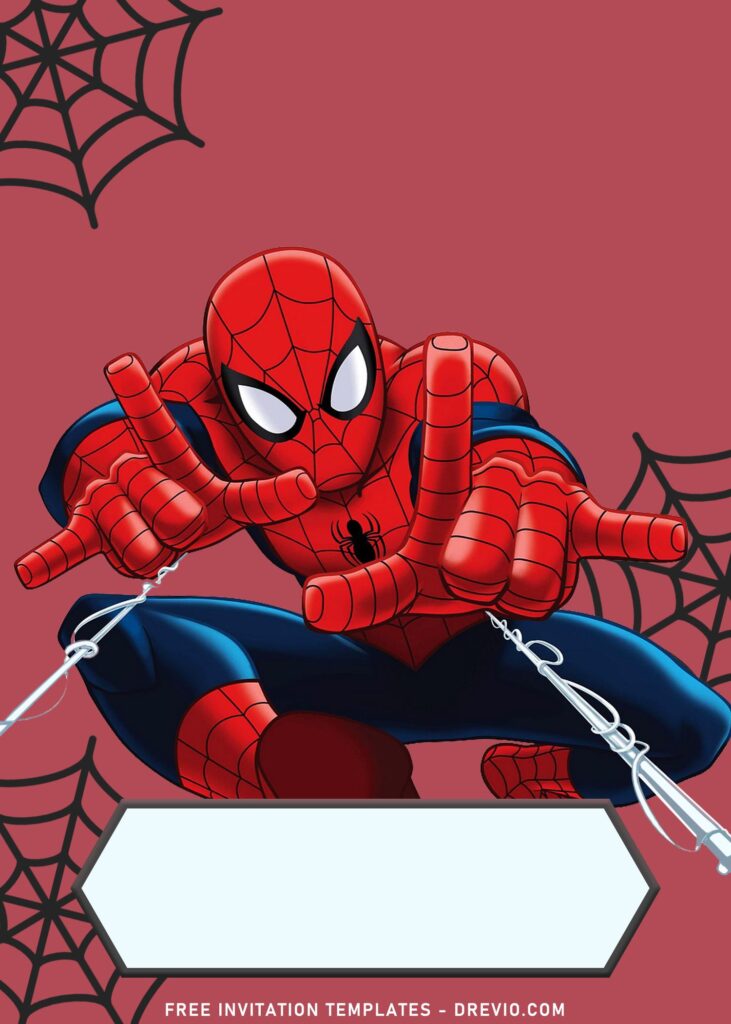 9+ Amazing Spiderman Invitation Templates Perfect For Your Son's Birthday with